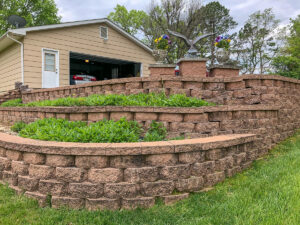 Retaining Wall and Drain Repair - Greener Designs Landscaping--Lawn-&--Construction