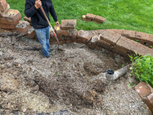 Retaining Wall and Drain Repair - Greener Designs Landscaping--Lawn-&--Construction