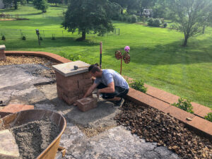 Retaining Wall and Drain Repair - Greener Designs Landscaping--Lawn-&--Construction