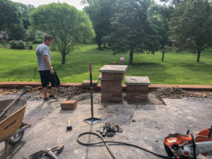 Retaining Wall and Drain Repair - Greener Designs Landscaping--Lawn-&--Construction