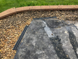 Retaining Wall and Drain Repair - Greener Designs Landscaping--Lawn-&--Construction