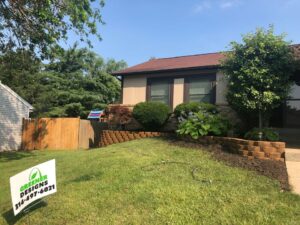 Landscaping Retaining Wall Rebuild - Greener Designs Landscaping