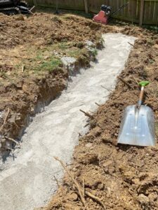 Greener Designs Landscaping St. Louis and St. Charles Retaining Wall for Pool Rebuild